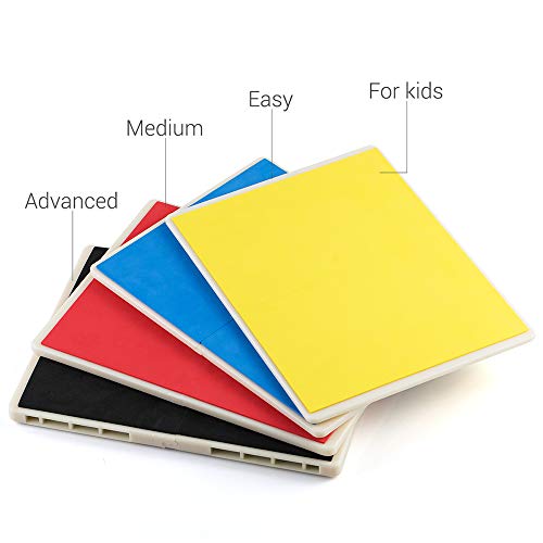 Aship Rebreakable Boards Martial Arts Taekwondo Karate MMA Ninja Training Practice ABS+EVA Foam Breaking Board for Kids Adults- 4Pack Full Color