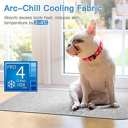 Pet Cooling Mat for Dogs Cats-Grey