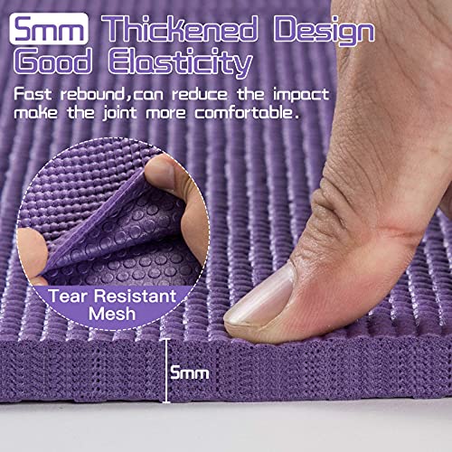 Yoga Mat-Purple 68" x 24" x 1/4"