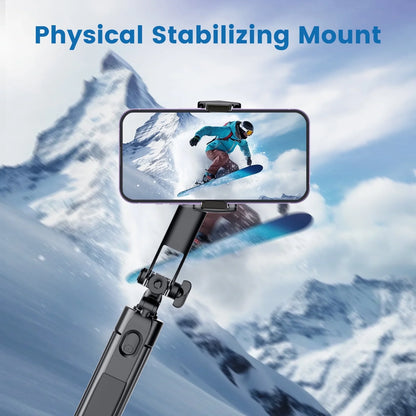 Avoalre 67" Selfie Stick, 360°Rotation Anti-shake Extendable Tripod for iPhone with Remote &Fill Light, Phone Tripod for Android/iOS