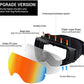 Avoalre Skibrille Snowboardbrille Für Damen und Herren - Rahmenlos Ski Snowboard Brille für Brillenträger Schutzbrillen, 100% OTG Anti-Fog 400 UV-Schutz Schneebrille Verspiegelt Snowboard Ski Goggles