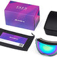 Avoalre Skibrille Snowboardbrille Für Damen und Herren - Rahmenlos Ski Snowboard Brille für Brillenträger Schutzbrillen, 100% OTG Anti-Fog 400 UV-Schutz Schneebrille Verspiegelt Snowboard Ski Goggles