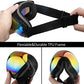Avoalre Skibrille Snowboardbrille Für Damen und Herren - Rahmenlos Ski Snowboard Brille für Brillenträger Schutzbrillen, 100% OTG Anti-Fog 400 UV-Schutz Schneebrille Verspiegelt Snowboard Ski Goggles