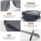 Avoalre Fashion Sunglasses Women Men, Classic Polarized Sunglasses Full UV400 Protection Outdoor Driving Eyewear - Oversized Unisex Grey Lenses