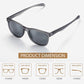 Avoalre Fashion Sunglasses Women Men, Classic Polarized Sunglasses Full UV400 Protection Outdoor Driving Eyewear - Oversized Unisex Grey Lenses
