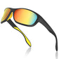 Avoalre Cycling Glasses Sports Ski Sunglasses, Polarised, TR90 Frame, Nano Anti Oil Film Unisex for Men Women Cycling, Running, Fishing, Outdoor,100% UV Protection, Durable - Green
