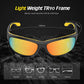 Avoalre Cycling Glasses Sports Ski Sunglasses, Polarised, TR90 Frame, Nano Anti Oil Film Unisex for Men Women Cycling, Running, Fishing, Outdoor,100% UV Protection, Durable - Green