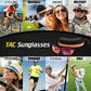 Avoalre Polarized Sunglasses Sports Glasses with UV400 Protection & Unbreakable Frame for Unisex Skiing Driving Fishing Golfing Running Cycling - Red