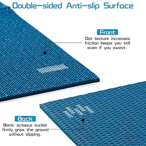 Yoga Mat-Blue 68" x 24" x 1/4"