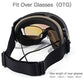 Elegear Skibrille Damen Herren Ski Goggles Snowboardbrille Anti-Fog 100% UV400 Schutz Verspiegelt Schneebrille Helmkompatible Skibrille für Snowboard Skifahren - Blau