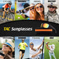 Avoalre Cycling Glasses Sports Ski Sunglasses, Polarised, TR90 Frame, Nano Anti Oil Film Unisex for Men Women Cycling, Running, Fishing, Outdoor,100% UV Protection, Durable - Green
