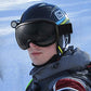 Elegear Skibrille Damen Herren Ski Goggles Snowboardbrille Anti-Fog 100% UV400 Schutz Verspiegelt Schneebrille Helmkompatible Skibrille für Snowboard Skifahren - Schwarz