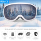 Avoalre Ski Snowboard Goggles for Men Women, UV400 Snow Goggles with Dual Layers Lens, Anti Fog Helmet Compatible Goggles for Winter Outdoor Sport Snowboarding Skating Jet Skiing Snowmobling